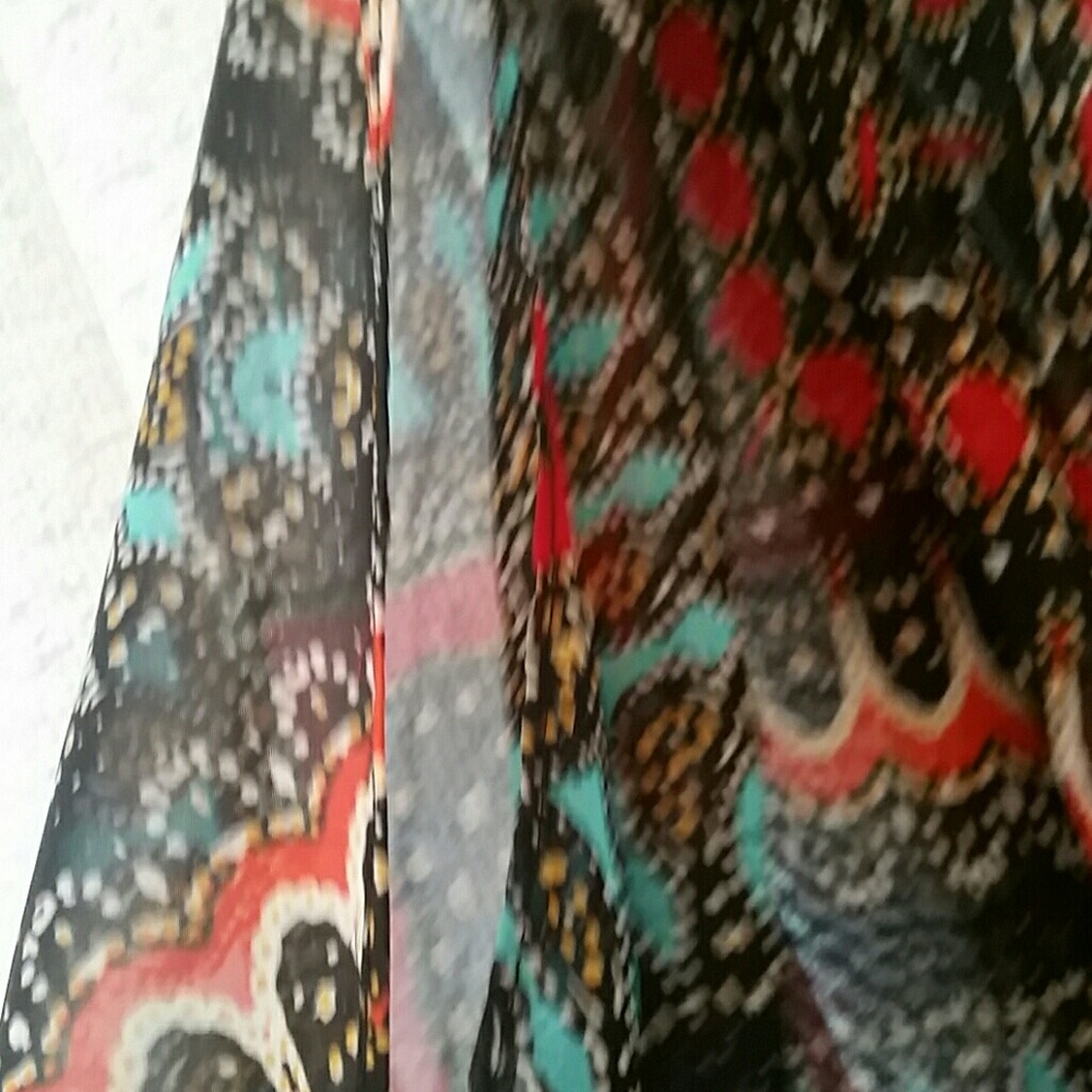 SOLD (SOLD) INC. AZTEC COLD SHOULDER DRESS - Picture 7 of 8